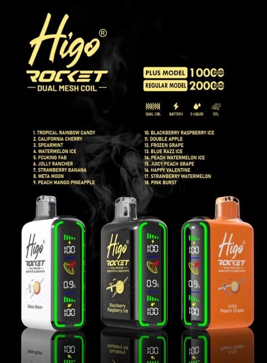 Higo 10000/ 20000 Puffs Disposable Vape Wholesale factory