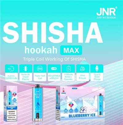 JNR Shisha נרגילה מקס 22000puffs Vape